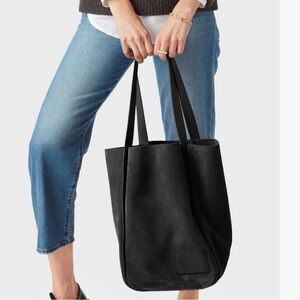 Shinola Detroit suede and leather Birdy Tote
